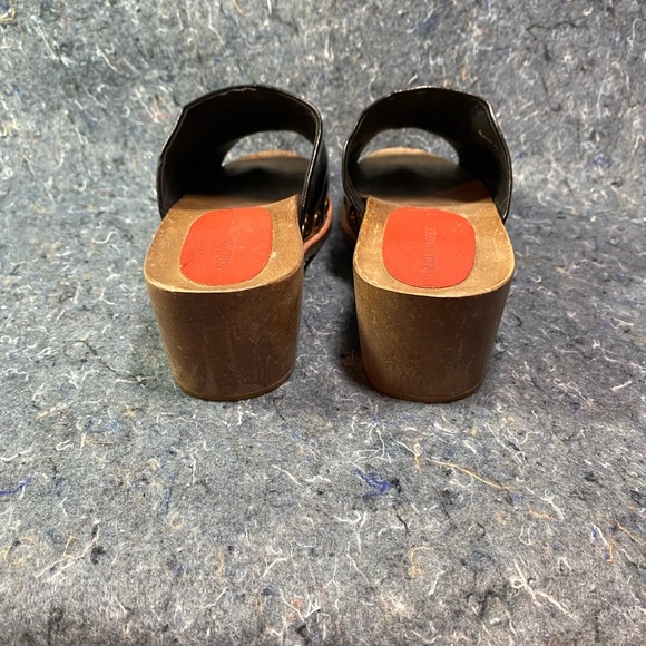 Rachel Comey Black Patent Leather Sandal Clogs - Picture 4 of 6